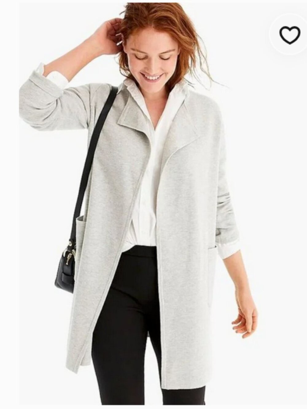 J. Crew Juliette Collarless Cardigan XS